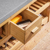 SoBuy FSR75-N Banco Zapatero con 1 cajón y 2 Estantes