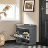 SoBuy FSR82-K-HG Banco Zapatero con 1 cajón Ancho 60cm Gris