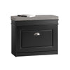 SoBuy FSR82-K-SCH Banco Zapatero con 1 cajón Ancho 60cm Negro