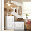 SoBuy FSR82-K-W Banco Zapatero Estrecho con 1 cajón Ancho 60cm Blanco