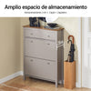 SoBuy FSR89-KA Sapateira de entrada para corredor com gaveta e 2 abas para 12 pares castanho claro