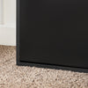 SoBuy FSR95-SCH Banco Zapatero con 1 Solapa Negro
