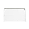 SoBuy FSR98-L-W Banco Zapatero con 1 Solapa Blanco 80 x 26 x 45 cm