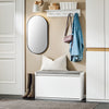 SoBuy FSR98-L-W Banco Zapatero con 1 Solapa Blanco 80 x 26 x 45 cm