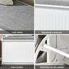 SoBuy FSR98-L-W Banco Zapatero con 1 Solapa Blanco 80 x 26 x 45 cm