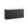 Banco para sapatos SoBuy FSR98-XL-SCH com assento para 8 a 10 pares de sapatos | Preto 100 x 26 x 46 cm