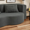 SoBuy FST101-DG Sofá cama 2 plazas convertible en gris oscuro Multifuncional para espacios pequeños