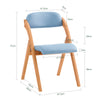 SoBuy FST92-BLx2 Pack de 2 cadeiras dobráveis de madeira com assento e encosto