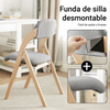 Cadeira SoBuy FST92-N com assento e encosto estofados