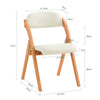 SoBuy FST92-Wx2 Pack de 2 cadeiras dobráveis 47 x 60 x 77 cm