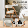 SoBuy FST92-Wx2 Pack de 2 cadeiras dobráveis 47 x 60 x 77 cm