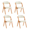 SoBuy FST92-Wx4 Pack de 4 cadeiras dobráveis 47 x 60 x 77 cm