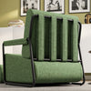SoBuy FST99-SY Sillón de relax con reposapiés Butaca individual reclinable moderna verde 59x74x78 cm