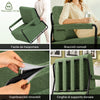 SoBuy FST99-SY Sillón de relax con reposapiés Butaca individual reclinable moderna verde 59x74x78 cm
