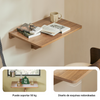 Mesa abatible SoBuy FWT03-PF plegada contra pared perfil plano ahorra espacio