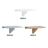Mesa de parede rebatível SoBuy FWT03-W para sala de jantar, quarto, secretária 60x40 cm branca
