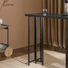 Mesa alta de bar SoBuy FWT100-SCH com 3 prateleiras