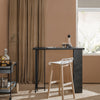 Mesa alta de bar SoBuy FWT100-SCH com 3 prateleiras