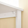 SoBuy FWT17-II-W Mesa Alta de Cocina Mesa de Bar con 3 Estantes Blanca 112 x 57 x 106 cm