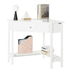 SoBuy FWT31-W Mesa de escritorio Con un cajón
