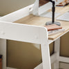 Preventa-SoBuy FWT41-WN Mesa de escritorio con un estante Blanco