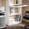 SoBuy FWT92-H-W Mesa Escritorio de Trabajo plegable Blanco