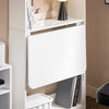 SoBuy FWT92-H-W Mesa Escritorio de Trabajo plegable Blanco