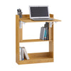 SoBuy FWT92-N Mesa de Escritorio con Estantes Natural