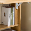 SoBuy FWT92-N Mesa de Escritorio con Estantes Natural