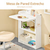 SoBuy FWT92-W Mesa de Escritorio con Estantes Blanco