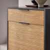 SoBuy HFSR03-SCH Sapateira com 2 abas e 1 gaveta preta 64 x 40 x 115 cm