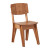 SoBuy HFST01-BR Silla de Comedor con Respaldo con Juntas de Espiga Marrón