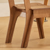 SoBuy HFST01-BR Silla de Comedor con Respaldo con Juntas de Espiga Marrón