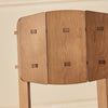 SoBuy HFST01-BR Silla de Comedor con Respaldo con Juntas de Espiga Marrón