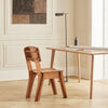 SoBuy HFST01-BR Silla de Comedor con Respaldo con Juntas de Espiga Marrón