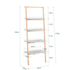 Prateleira tipo escada SoBuy HSTR02-HG de 4 níveis, cinzento, 65 x 39 x 169 cm