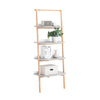 Prateleira tipo escada SoBuy HSTR02-HG de 4 níveis, cinzento, 65 x 39 x 169 cm