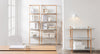 Prateleira tipo escada SoBuy HSTR02-HG de 4 níveis, cinzento, 65 x 39 x 169 cm