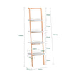 Estante SoBuy HSTR02-K-HG de 4 níveis, escada, multifunções, cinzento
