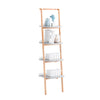 Estante SoBuy HSTR02-K-HG de 4 níveis, escada, multifunções, cinzento