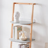 Estante SoBuy HSTR02-K-HG de 4 níveis, escada, multifunções, cinzento