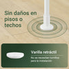 SoBuy KLS17-WN Cabide telescópico resistente ajustável, aberto, com prateleiras e varões