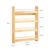 SoBuy KMB08-K-N Librería infantil con 4 Estantes L60cm Natural