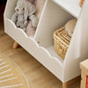 SoBuy KMB100-K-W Librería Infantil Pequeño con 1 Estantería y 2 Compartimentos