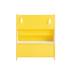SoBuy KMB108-G Librería Infantil con 3 Compartimentos y 3 Cajas Extraíbles Amarilo