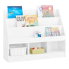 SoBuy KMB118-W Librería Infantil Montessori con 3 Compartimentos y 3 Estantes