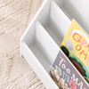 Preventa-SoBuy KMB32-K-W Librería Infantil para Niños de 4 Niveles y 1 Compartimento Abierto Blanco 70 x 30 x 60 cm