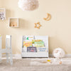 Preventa-SoBuy KMB32-K-W Librería Infantil para Niños de 4 Niveles y 1 Compartimento Abierto Blanco 70 x 30 x 60 cm