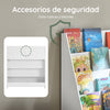 SoBuy KMB32-W Librería Infantil con 4 compartimentos abiertos Blanco