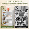 SoBuy KMB55-K-W Librería Infantil Estantería Montessori con 5 Compartimientos Blanco 80x34x104 cm